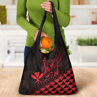 King Kamehameha Day Grocery Bag Kakau Polynesian Pattern LT01 - Polynesian Pride
