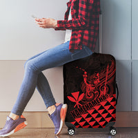 King Kamehameha Day Luggage Cover Kakau Polynesian Pattern