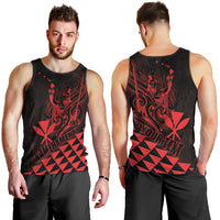 Personalized King Kamehameha Day Men Tank Top Kakau Polynesian Pattern LT01 - Polynesian Pride