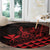 King Kamehameha Day Round Carpet Kakau Polynesian Pattern