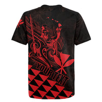 Personalized King Kamehameha Day Rugby Jersey Kakau Polynesian Pattern