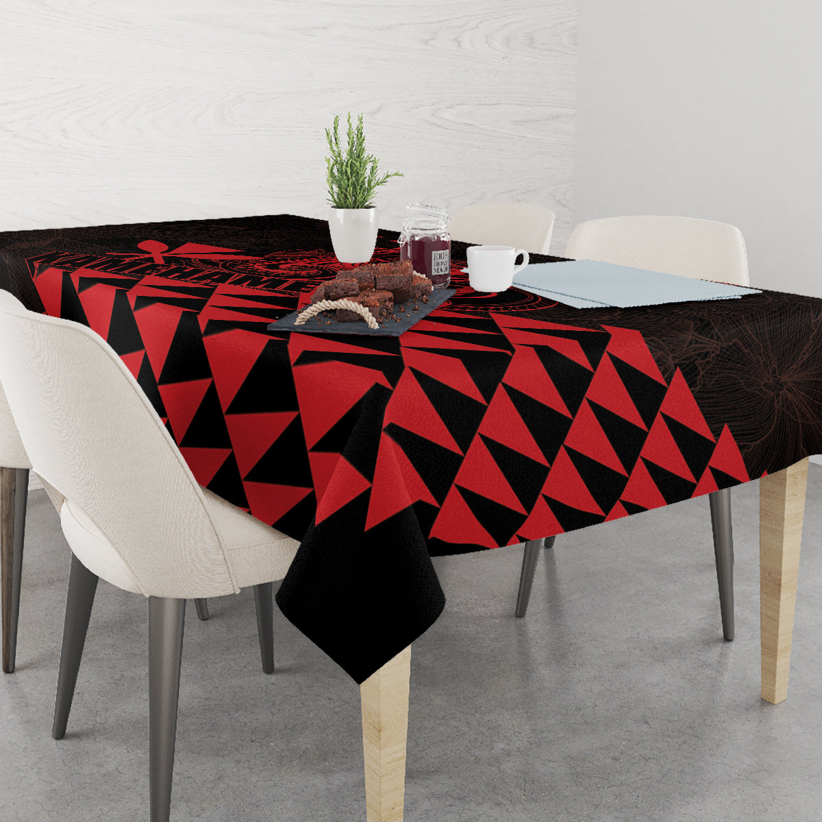 King Kamehameha Day Tablecloth Kakau Polynesian Pattern LT01 - Polynesian Pride