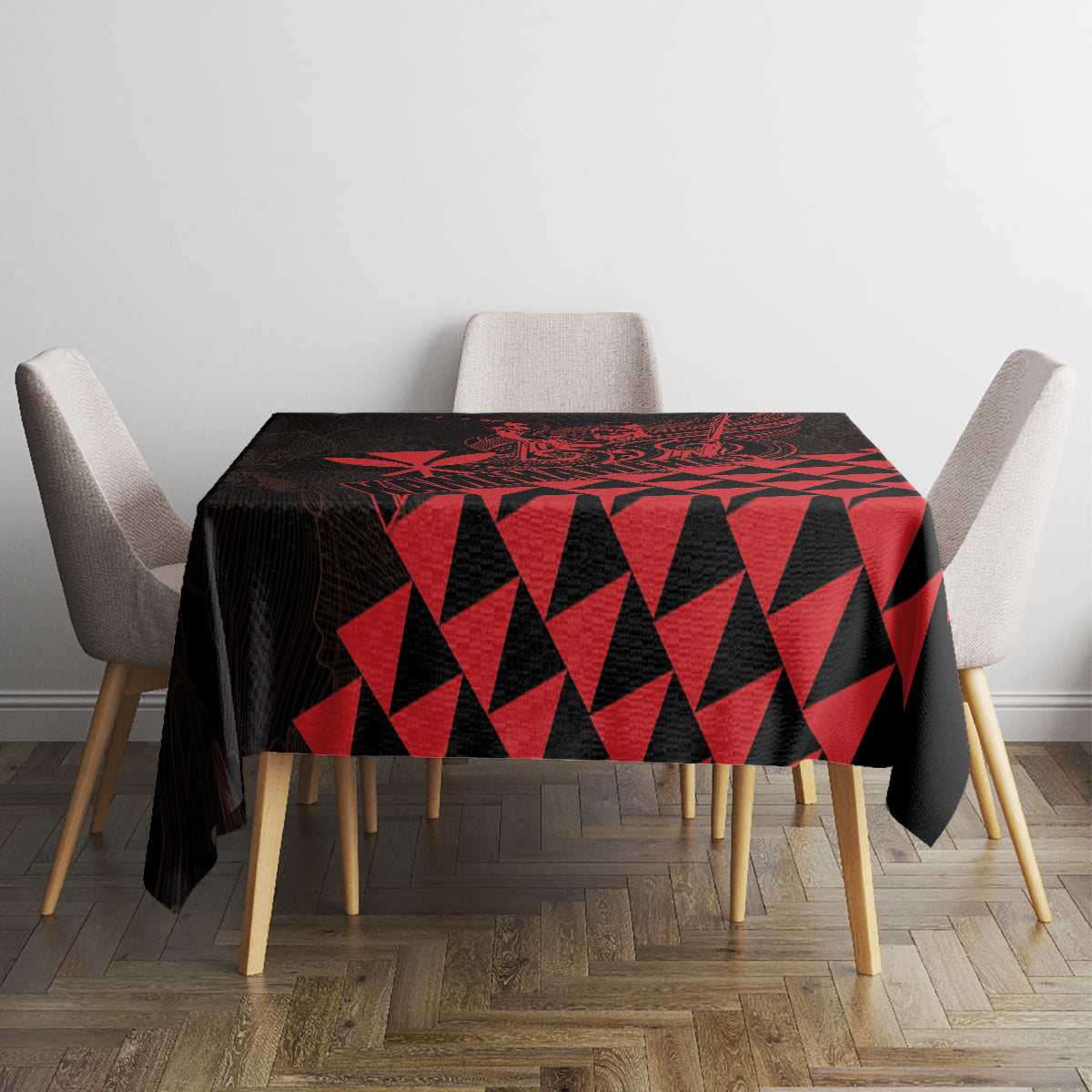 King Kamehameha Day Tablecloth Kakau Polynesian Pattern LT01 - Polynesian Pride