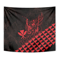 King Kamehameha Day Tapestry Kakau Polynesian Pattern LT01 - Polynesian Pride