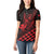 Personalized King Kamehameha Day Women Polo Shirt Kakau Polynesian Pattern