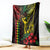 King Kamehameha Day Blanket Hawaii Kakau Reggae