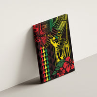 King Kamehameha Day Canvas Wall Art Hawaii Kakau Reggae