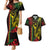 King Kamehameha Day Couples Matching Mermaid Dress and Hawaiian Shirt Hawaii Kakau Reggae