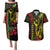 King Kamehameha Day Couples Matching Puletasi and Hawaiian Shirt Hawaii Kakau Reggae