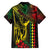 King Kamehameha Day Family Matching Off The Shoulder Long Sleeve Dress and Hawaiian Shirt Hawaii Kakau Reggae