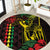 King Kamehameha Day Round Carpet Hawaii Kakau Reggae