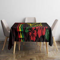 King Kamehameha Day Tablecloth Hawaii Kakau Reggae