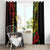 King Kamehameha Day Window Curtain Hawaii Kakau Reggae