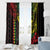 King Kamehameha Day Window Curtain Hawaii Kakau Reggae