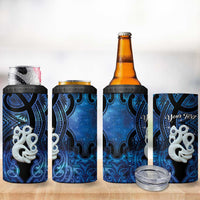 Personalized Maori Matariki Manaia 4 in 1 Can Cooler Tumbler Maori Kowhaiwhai Pattern Galaxy LT01 - Polynesian Pride