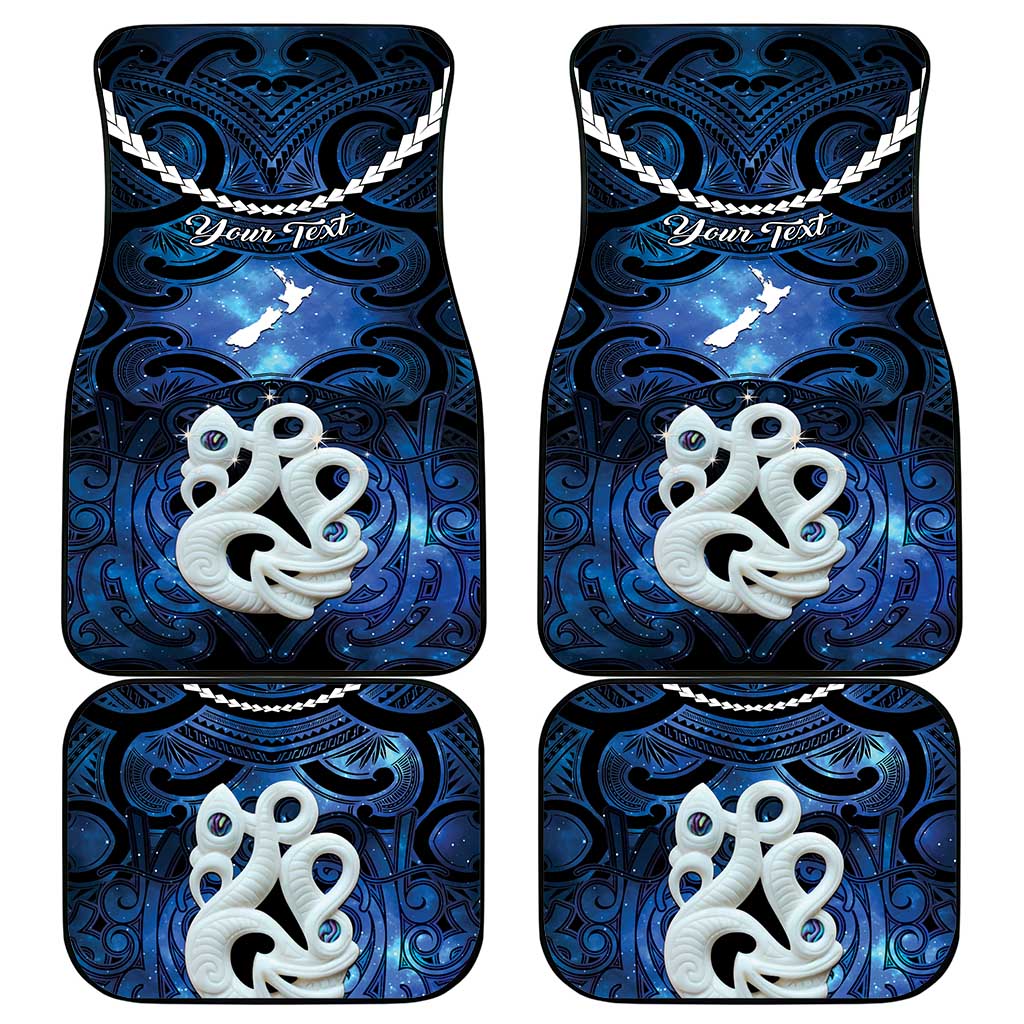Personalized Maori Matariki Manaia Car Mats Maori Kowhaiwhai Pattern Galaxy LT01 - Polynesian Pride