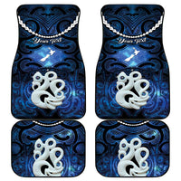Personalized Maori Matariki Manaia Car Mats Maori Kowhaiwhai Pattern Galaxy LT01 - Polynesian Pride