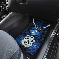 Personalized Maori Matariki Manaia Car Mats Maori Kowhaiwhai Pattern Galaxy LT01 - Polynesian Pride