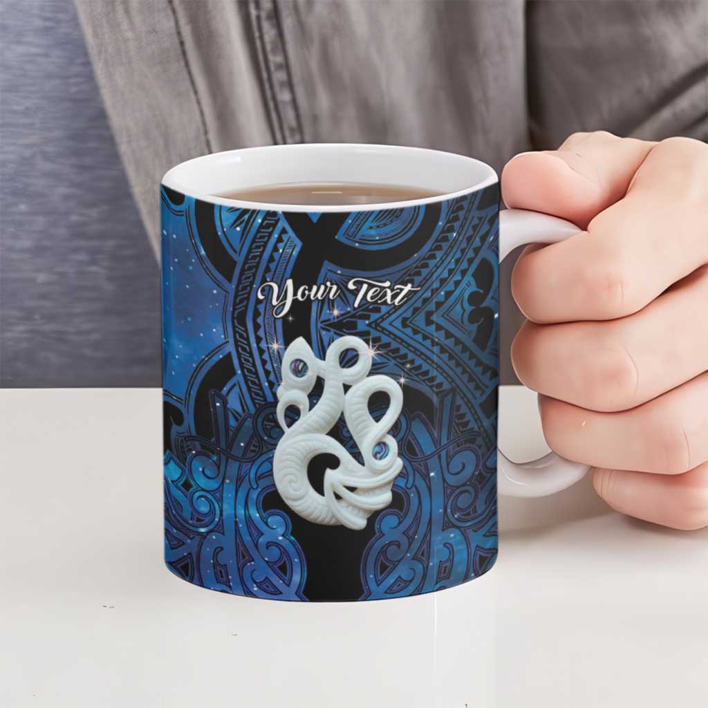 Personalized Maori Matariki Manaia Ceramic Mug Maori Kowhaiwhai Pattern Galaxy LT01 - Polynesian Pride