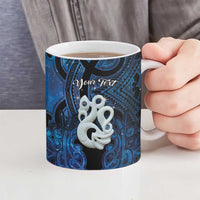Personalized Maori Matariki Manaia Ceramic Mug Maori Kowhaiwhai Pattern Galaxy LT01 - Polynesian Pride