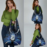 Maori Matariki Manaia Grocery Bag Maori Kowhaiwhai Pattern Galaxy LT01 - Polynesian Pride
