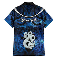 Personalized Maori Matariki Manaia Hawaiian Shirt Maori Kowhaiwhai Pattern Galaxy LT01 - Polynesian Pride
