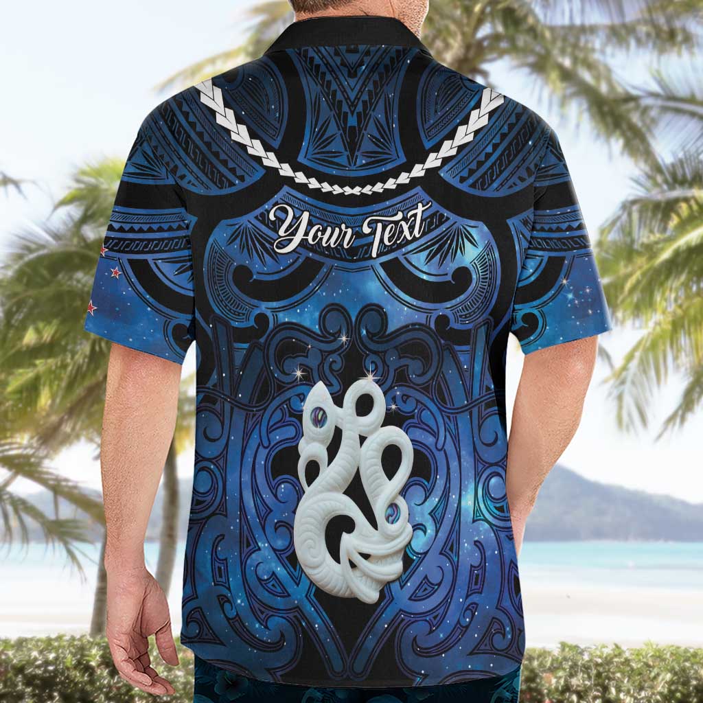 Personalized Maori Matariki Manaia Hawaiian Shirt Maori Kowhaiwhai Pattern Galaxy LT01 - Polynesian Pride