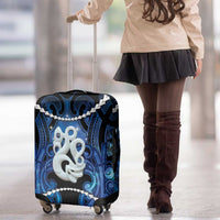 Maori Matariki Manaia Luggage Cover Maori Kowhaiwhai Pattern Galaxy LT01 - Polynesian Pride