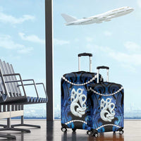Maori Matariki Manaia Luggage Cover Maori Kowhaiwhai Pattern Galaxy LT01 - Polynesian Pride