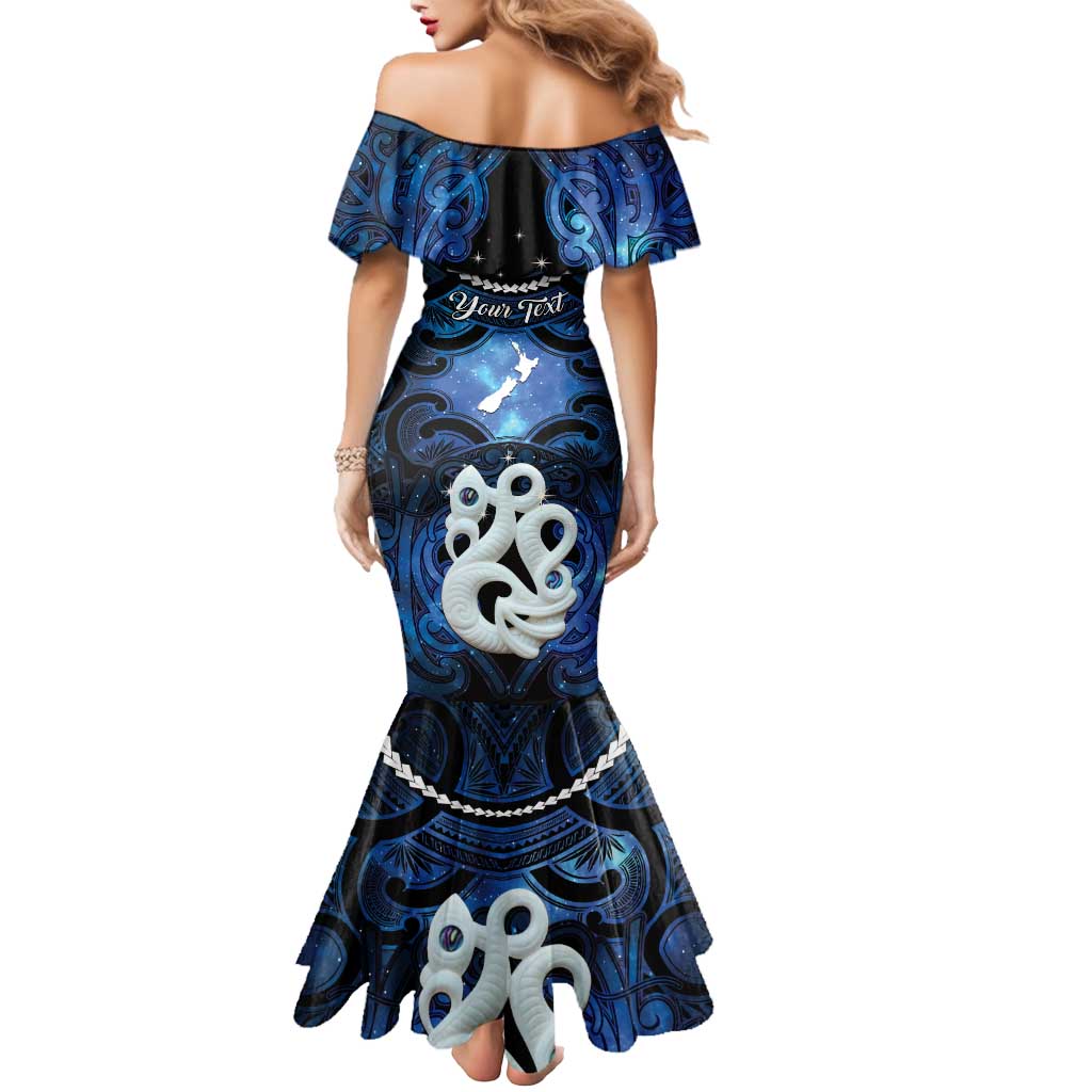 Personalized Maori Matariki Manaia Mermaid Dress Maori Kowhaiwhai Pattern Galaxy LT01 - Polynesian Pride