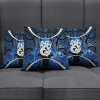 Maori Matariki Manaia Pillow Cover Maori Kowhaiwhai Pattern Galaxy LT01 - Polynesian Pride