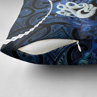 Maori Matariki Manaia Pillow Cover Maori Kowhaiwhai Pattern Galaxy LT01 - Polynesian Pride