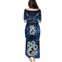 Personalized Maori Matariki Manaia Puletasi Maori Kowhaiwhai Pattern Galaxy LT01 - Polynesian Pride