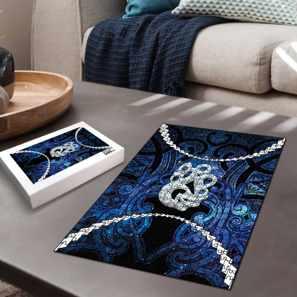 Maori Matariki Manaia Puzzle Maori Kowhaiwhai Pattern Galaxy LT01 - Polynesian Pride