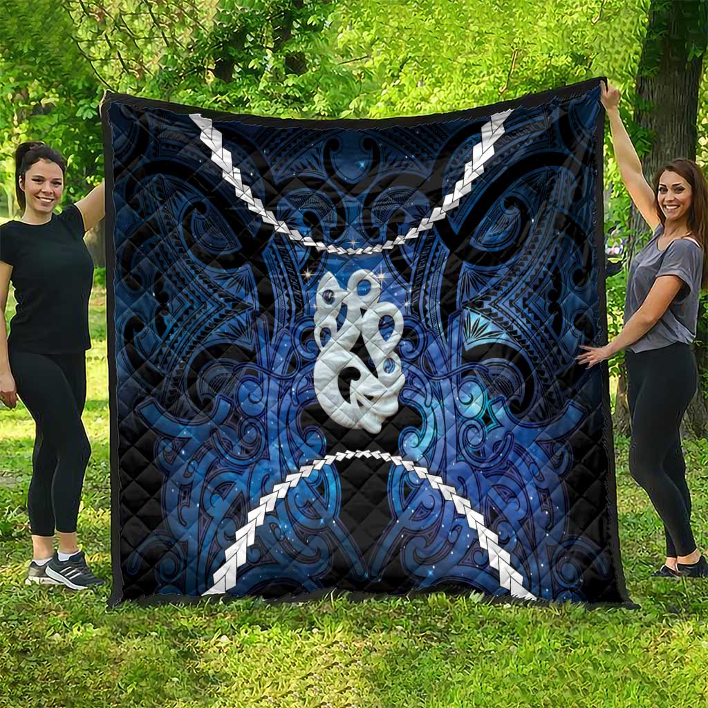 Maori Matariki Manaia Quilt Maori Kowhaiwhai Pattern Galaxy LT01 - Polynesian Pride