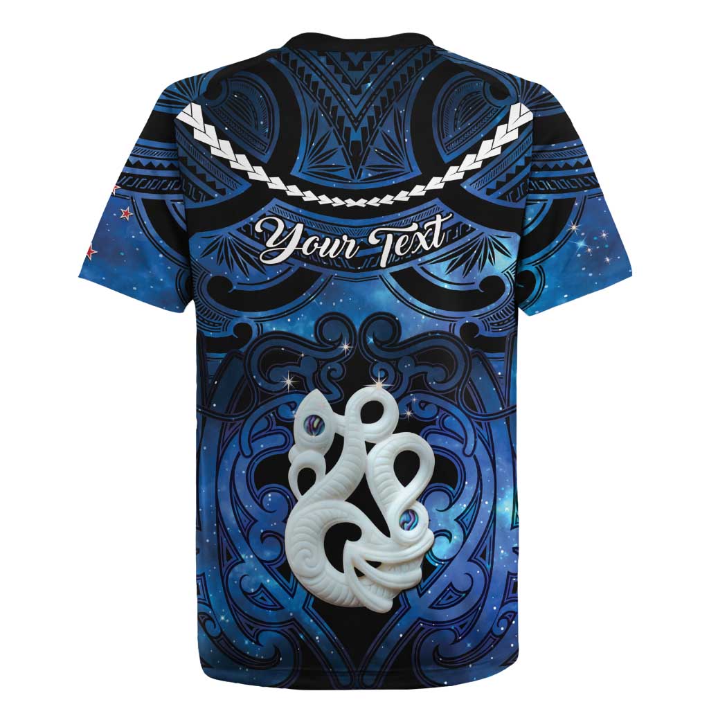 Personalized Maori Matariki Manaia Rugby Jersey Maori Kowhaiwhai Pattern Galaxy LT01 - Polynesian Pride