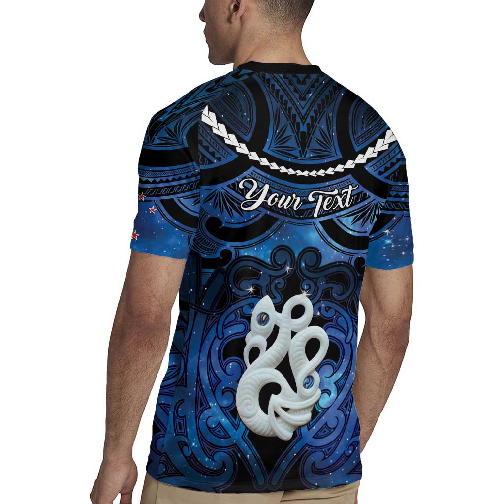 Personalized Maori Matariki Manaia Rugby Jersey Maori Kowhaiwhai Pattern Galaxy LT01 - Polynesian Pride