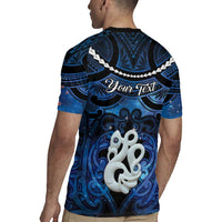 Personalized Maori Matariki Manaia Rugby Jersey Maori Kowhaiwhai Pattern Galaxy LT01 - Polynesian Pride
