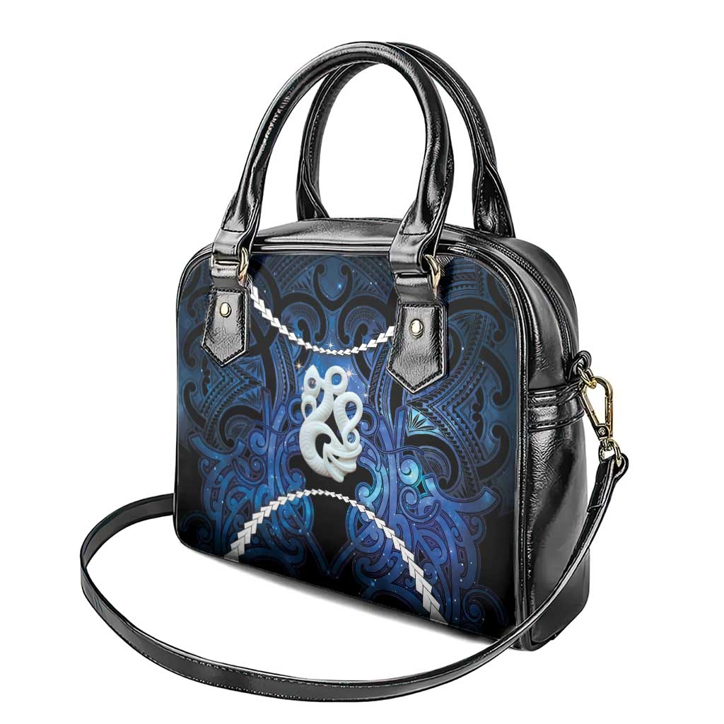 Maori Matariki Manaia Shoulder Handbag Maori Kowhaiwhai Pattern Galaxy LT01 - Polynesian Pride