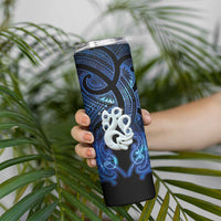 Personalized Maori Matariki Manaia Skinny Tumbler Maori Kowhaiwhai Pattern Galaxy LT01 - Polynesian Pride