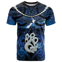 Personalized Maori Matariki Manaia T Shirt Maori Kowhaiwhai Pattern Galaxy