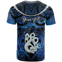 Personalized Maori Matariki Manaia T Shirt Maori Kowhaiwhai Pattern Galaxy