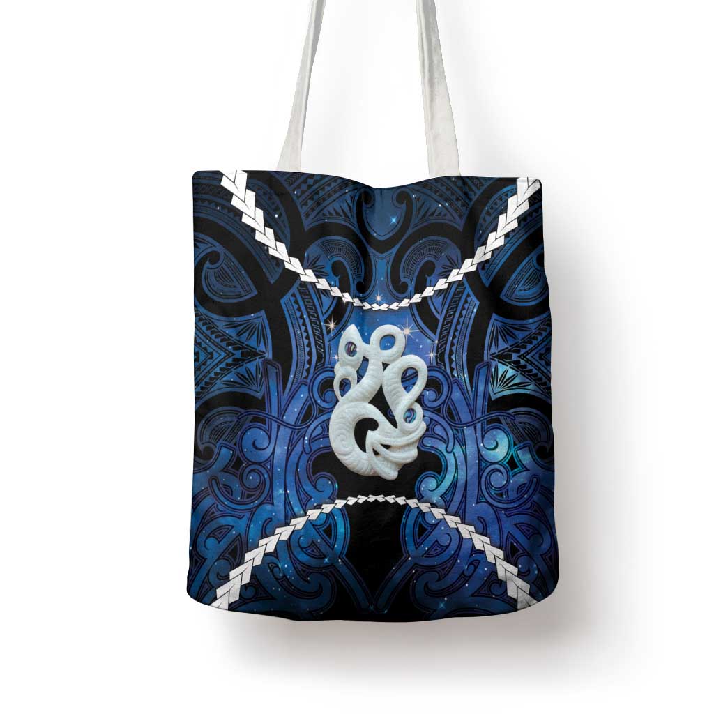 Maori Matariki Manaia Tote Bag Maori Kowhaiwhai Pattern Galaxy LT01 - Polynesian Pride