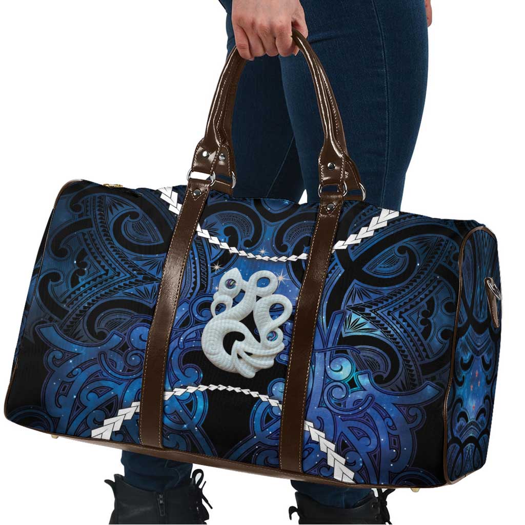 Maori Matariki Manaia Travel Bag Maori Kowhaiwhai Pattern Galaxy LT01 - Polynesian Pride