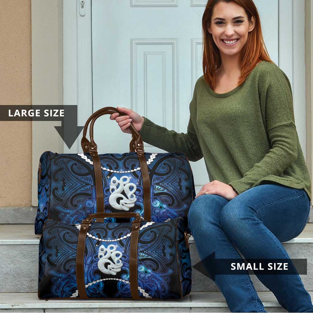 Maori Matariki Manaia Travel Bag Maori Kowhaiwhai Pattern Galaxy LT01 - Polynesian Pride