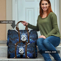 Maori Matariki Manaia Travel Bag Maori Kowhaiwhai Pattern Galaxy LT01 - Polynesian Pride