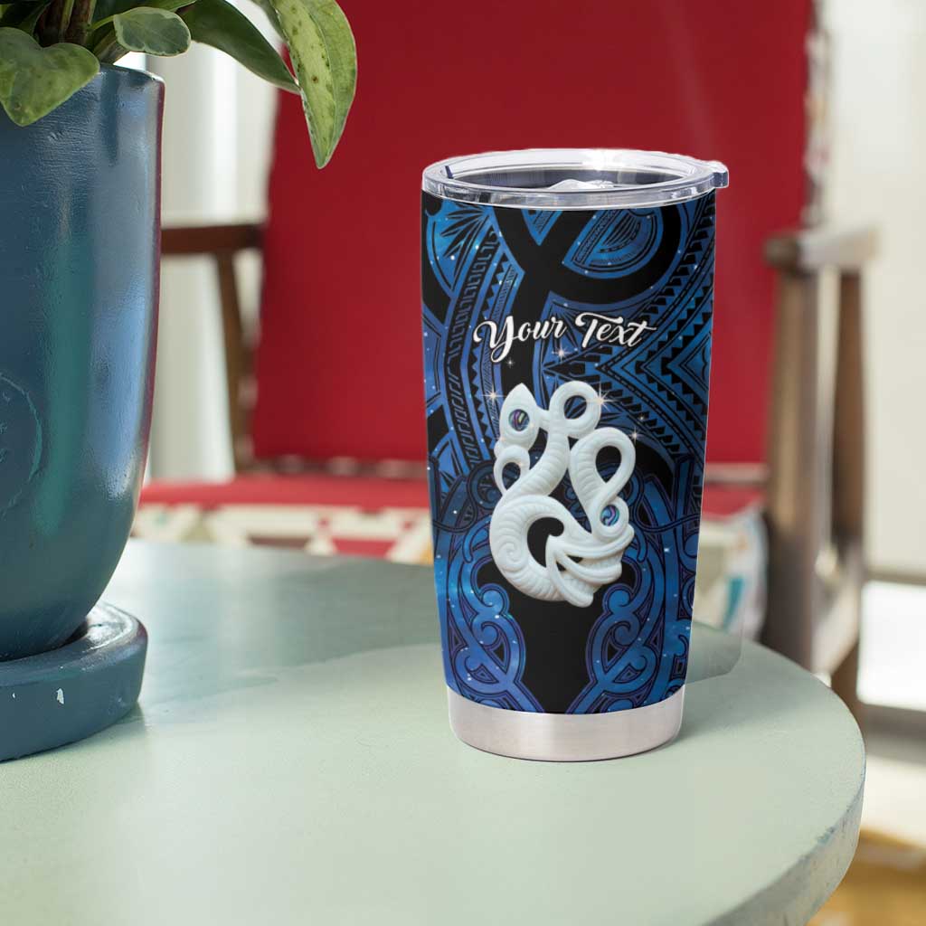 Personalized Maori Matariki Manaia Tumbler Cup Maori Kowhaiwhai Pattern Galaxy LT01 - Polynesian Pride