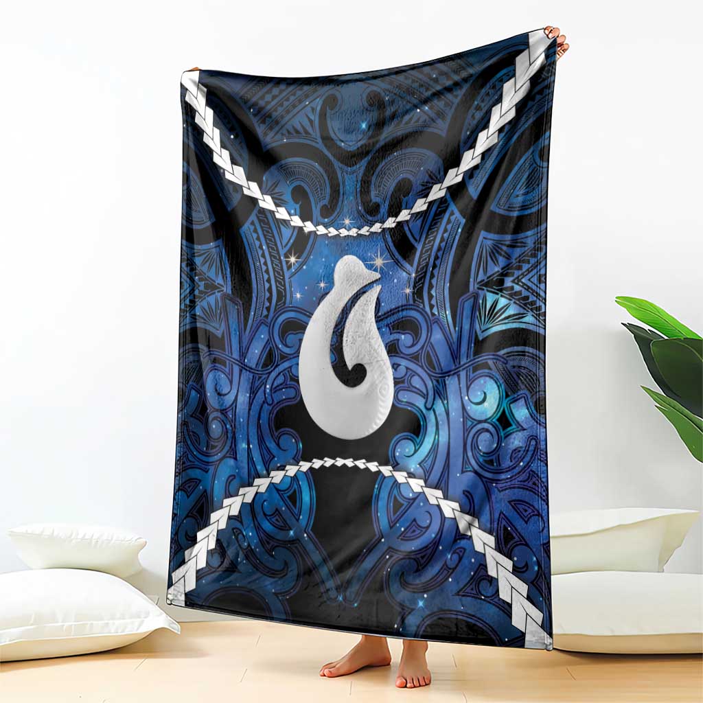 Maori Matariki Hei Matau Blanket Maori Kowhaiwhai Pattern Galaxy