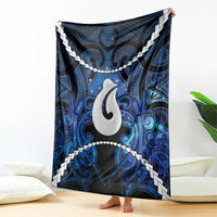 Maori Matariki Hei Matau Blanket Maori Kowhaiwhai Pattern Galaxy