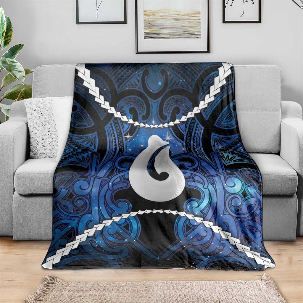 Maori Matariki Hei Matau Blanket Maori Kowhaiwhai Pattern Galaxy